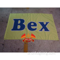 لافتة Bex بعلم 90 * 150 سم 100٪ بوليستر